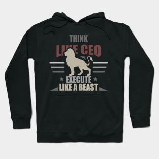 Think Like CEO - Entrepreneur Design Hoodie